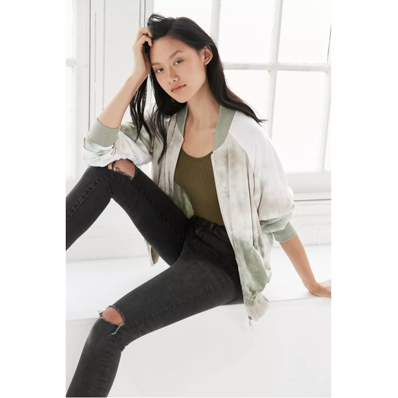 Urban Outfitters Jackets & Blazers - NWT Urban Outfitters Without Walls Reversible Cotton Blend Tie-Dye Bomber Jacket